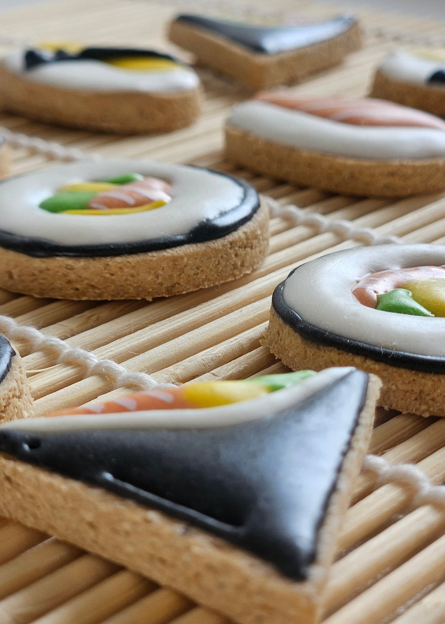 Pup Sushi box of dog cookies – quirky snack for dogs UK