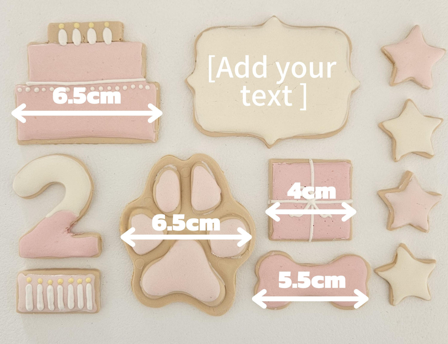 Pup birthday cookie gift box – natural dog treats from Fluffy Fluff London
