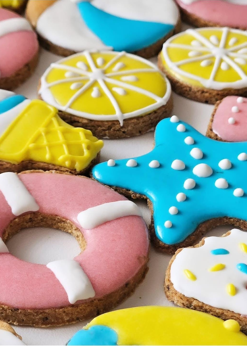 Natural human-grade dog cookies baked fresh in London – Summer Collection