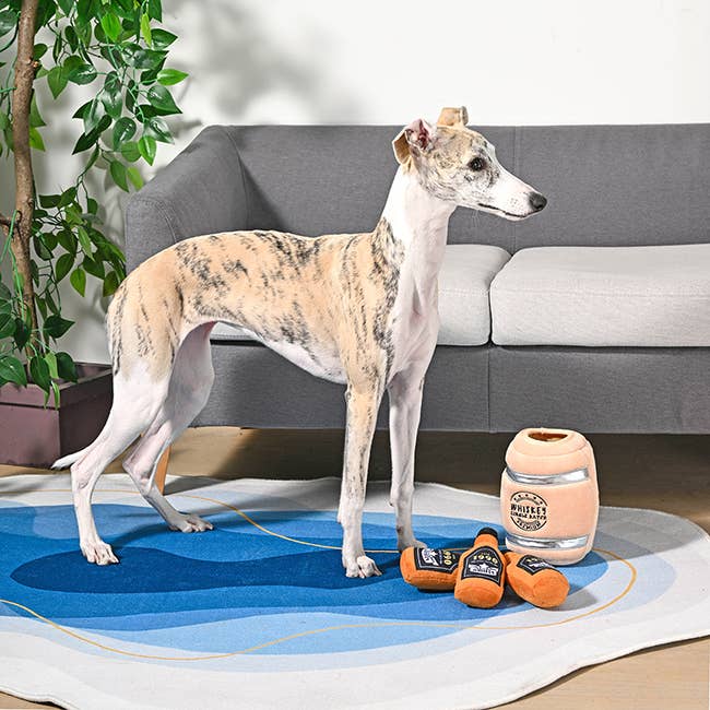 Whiskey Barrel - 4-Piece Enrichment/Snuffle Toy