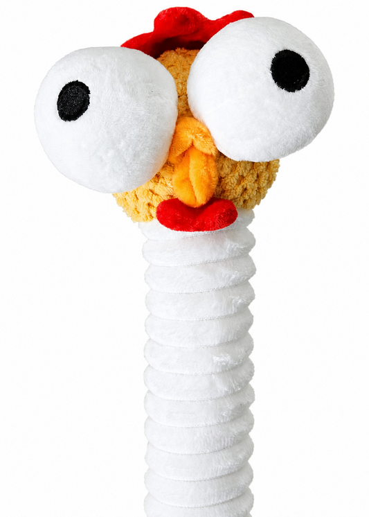Crazy Chicken - Squeaky Dog Chew Toy