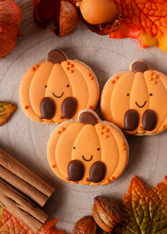 Smiley Pumpkins - Dog Biscuits (x3)