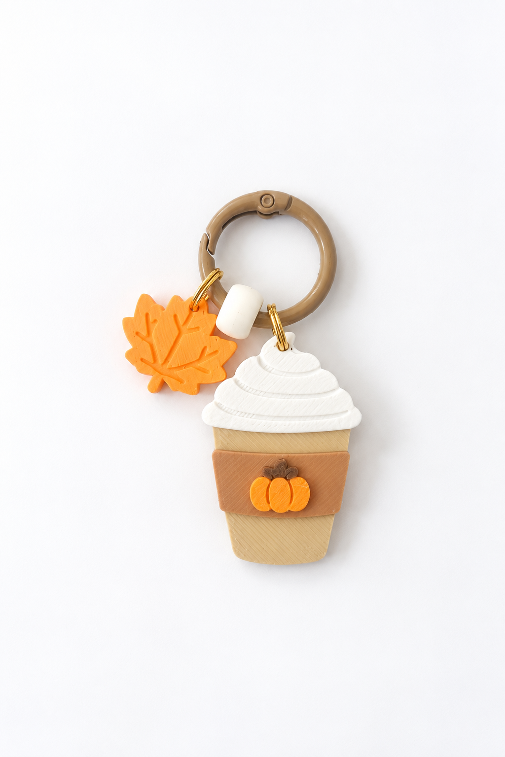 Pupkin Spiced Latte Charm - Made By Fluffy Fluff Charmery