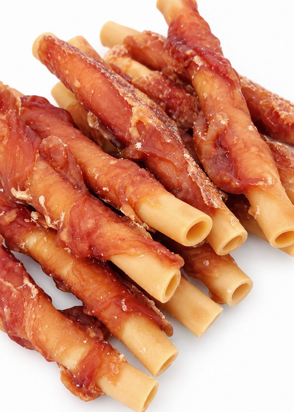Sweet Potato Rolls Wrapped in Rabbit