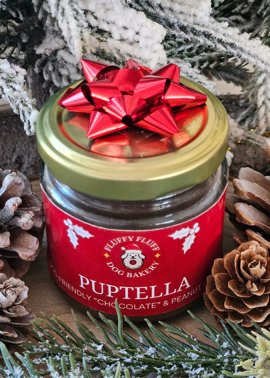 PUPTELLA - Dog friendly "chocolate" & peanut spread (90g) - LIMITED AVAILABILITY