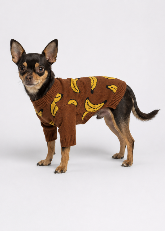 Banana Knit Jumper - Sizes XS - L