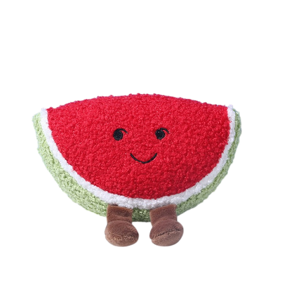 Smiley Fruits & Veggies - Squeaky Plush Chew Dog Toy