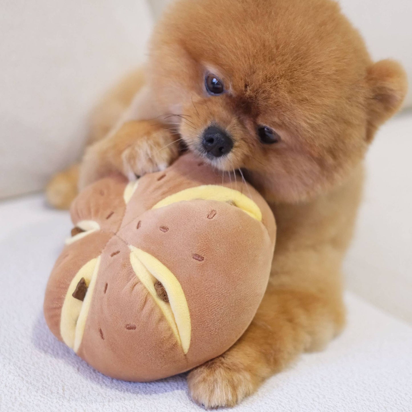 Cheesy Bread - Snuffle/Enrichment Toy
