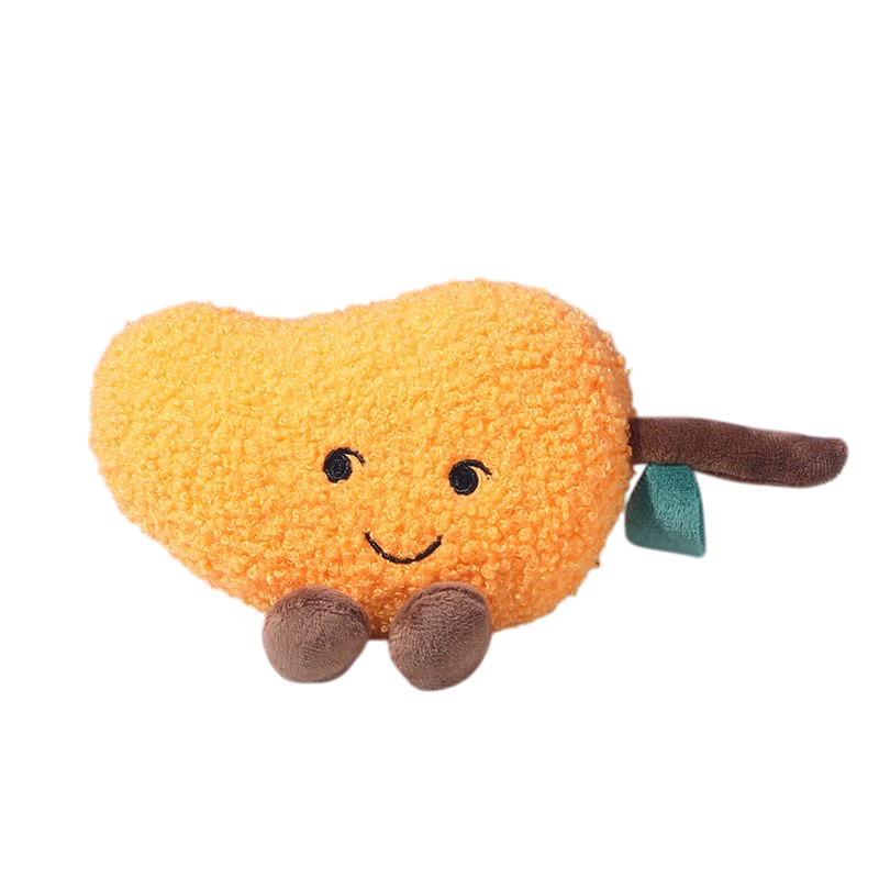 Smiley Fruits & Veggies - Squeaky Plush Chew Dog Toy