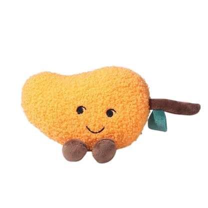 Smiley Fruits & Veggies - Squeaky Plush Chew Dog Toy