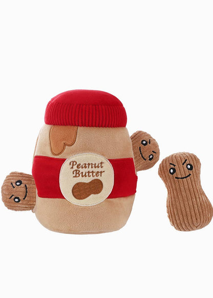 Peanut Butter Jar - 4-Piece Enrichment/Snuffle Toy