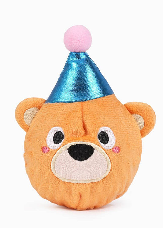 Birthday Teddy Ball - Dog Toy
