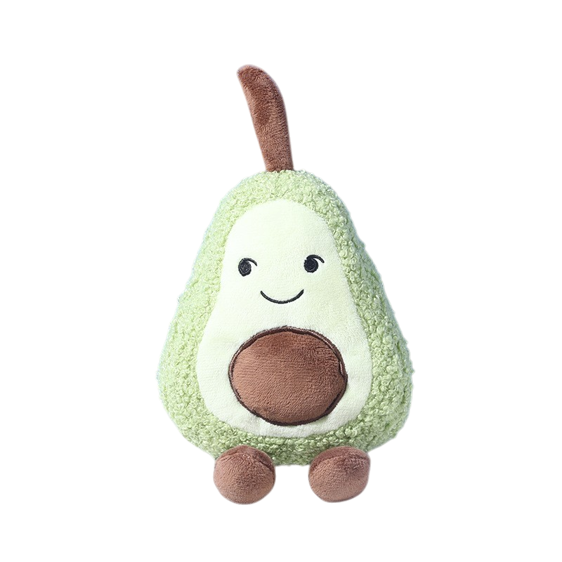 Smiley Fruits & Veggies - Squeaky Plush Chew Dog Toy