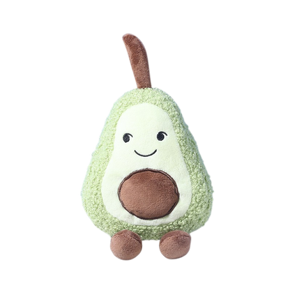 Smiley Fruits & Veggies - Squeaky Plush Chew Dog Toy