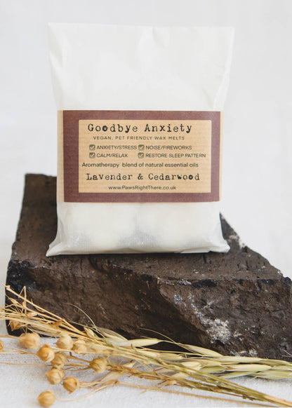 Dog Friendly Wax Melts - "Goodbye Anxiety" (Lavender & Cedarwood) - Non Toxic | Natural Ingredients | Eco-Friendly