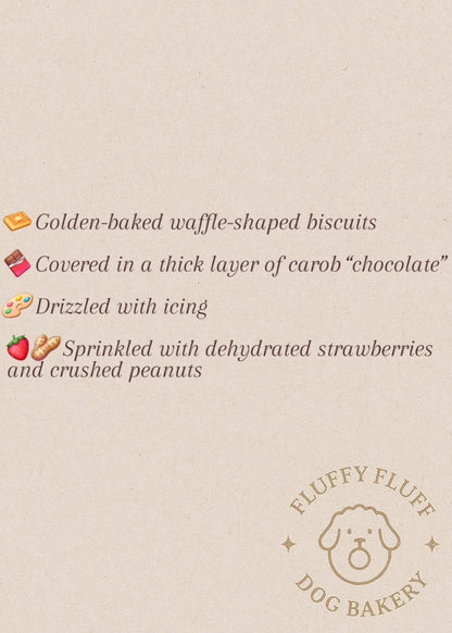 Natural human‑grade waffle dog cookies baked in London – Wooffles