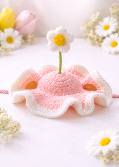 Daisy - Crochet Dog Hat