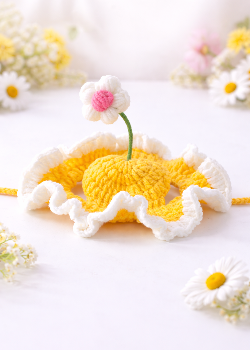 Daisy - Crochet Dog Hat
