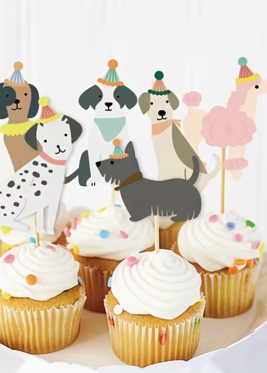 Dog Birthday Cake Topper