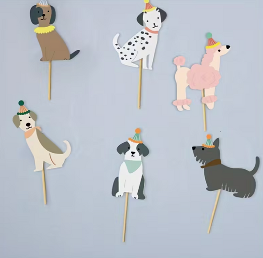 Dog Birthday Cake Topper