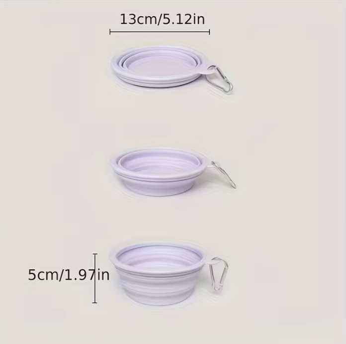 Dog Travel Bowl - Spring Colours