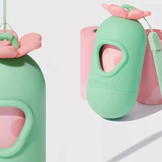 Spring Dog Poo Bag Dispenser - Pastel Green