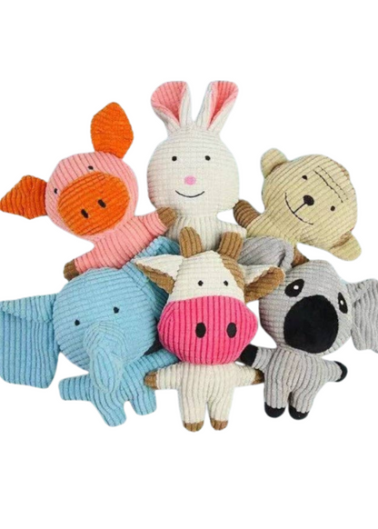 Snuggle Squad - Squeaky Chew Dog Toy