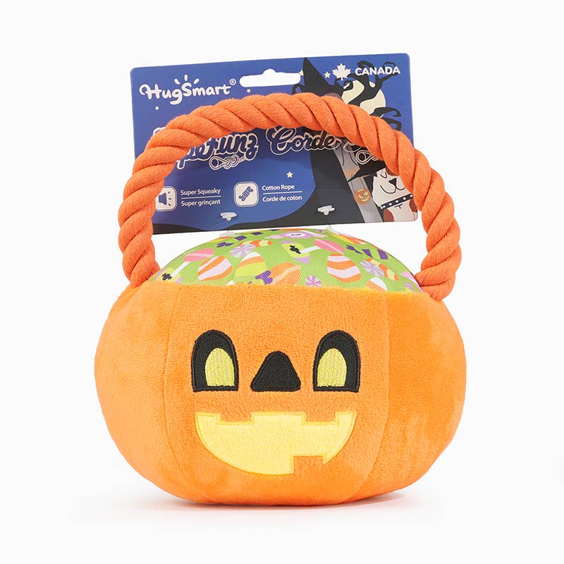 Large Trick-Or-Treat Candy Bucket - Squeaky Dog Toy