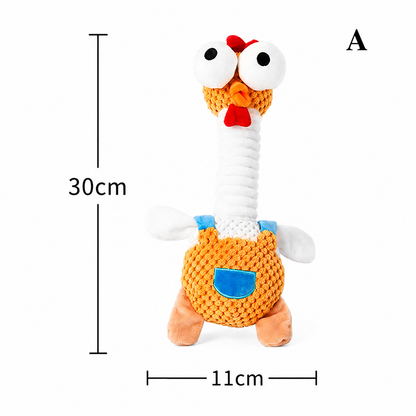 Crazy Chicken - Squeaky Dog Chew Toy