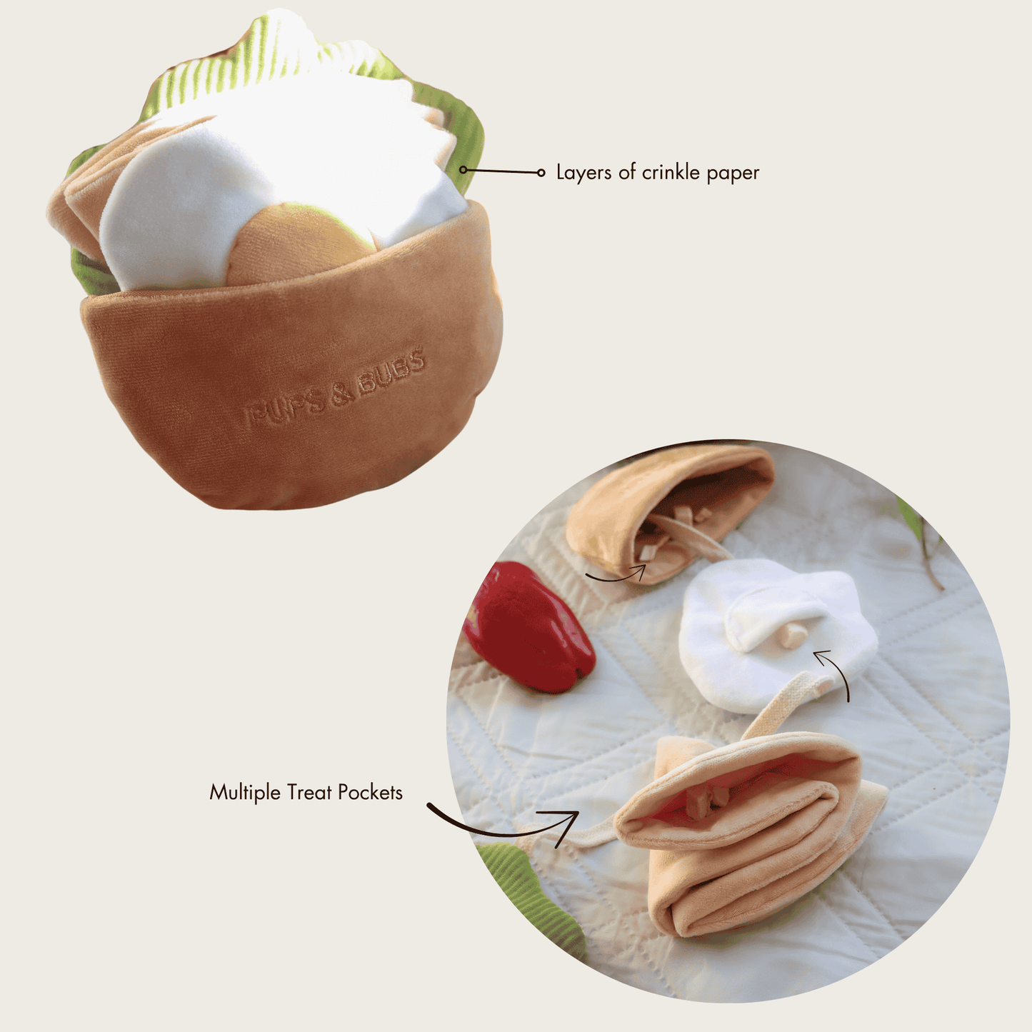 Pita Pocket - Snuffle/Enrichment Toy