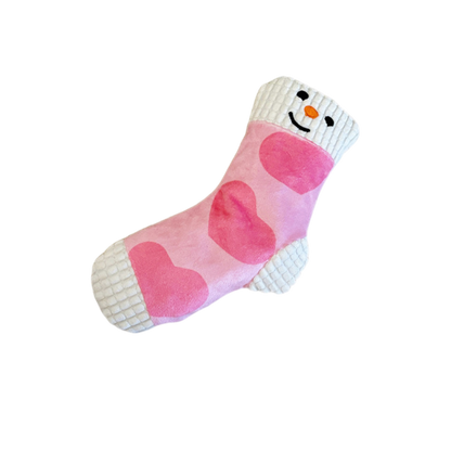 Sock - Plush Crinkle Dog Toy With Squeaker