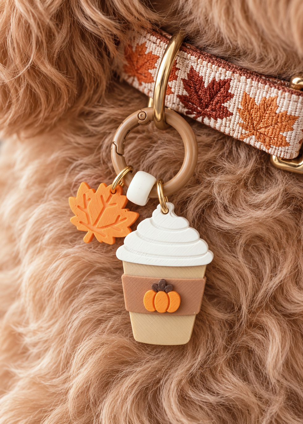 Pupkin Spiced Latte Charm - Made By Fluffy Fluff Charmery