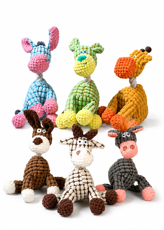 Plush Buddy - Squeaky Dog Toy