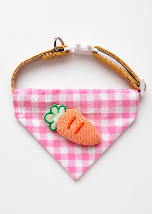 Dog Bandana (Small) - Easter Carrot