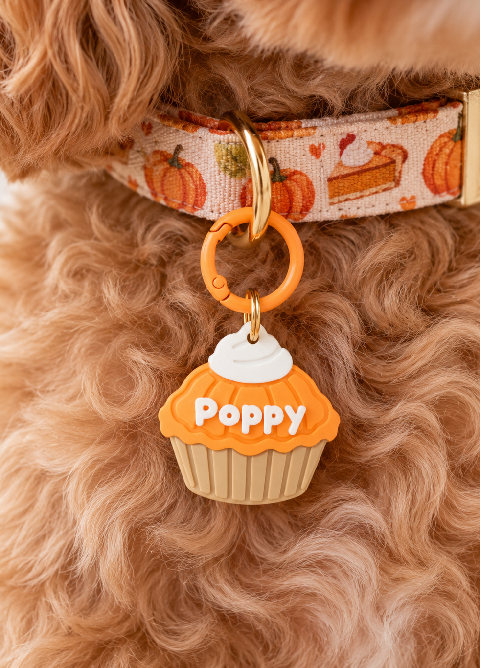 Pupkin Pie Charm (Personalised) - Made By Fluffy Fluff Charmery