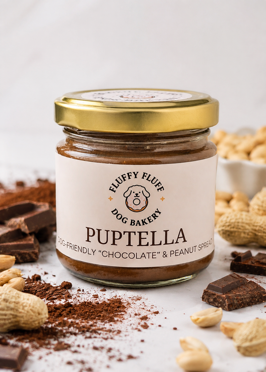 PUPTELLA - Dog friendly "chocolate" & peanut spread (90g)