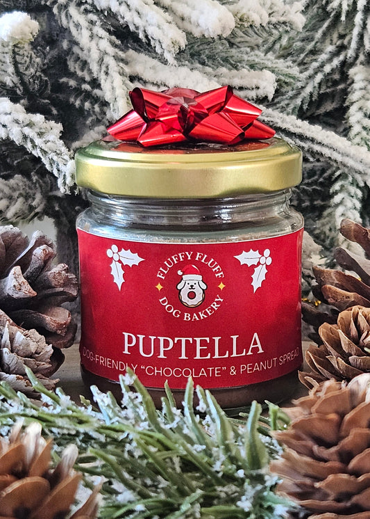 PUPTELLA - Dog friendly "chocolate" & peanut spread (90g) - LIMITED AVAILABILITY