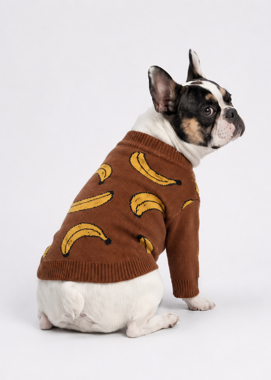 Banana Knit Jumper - Sizes XS - L