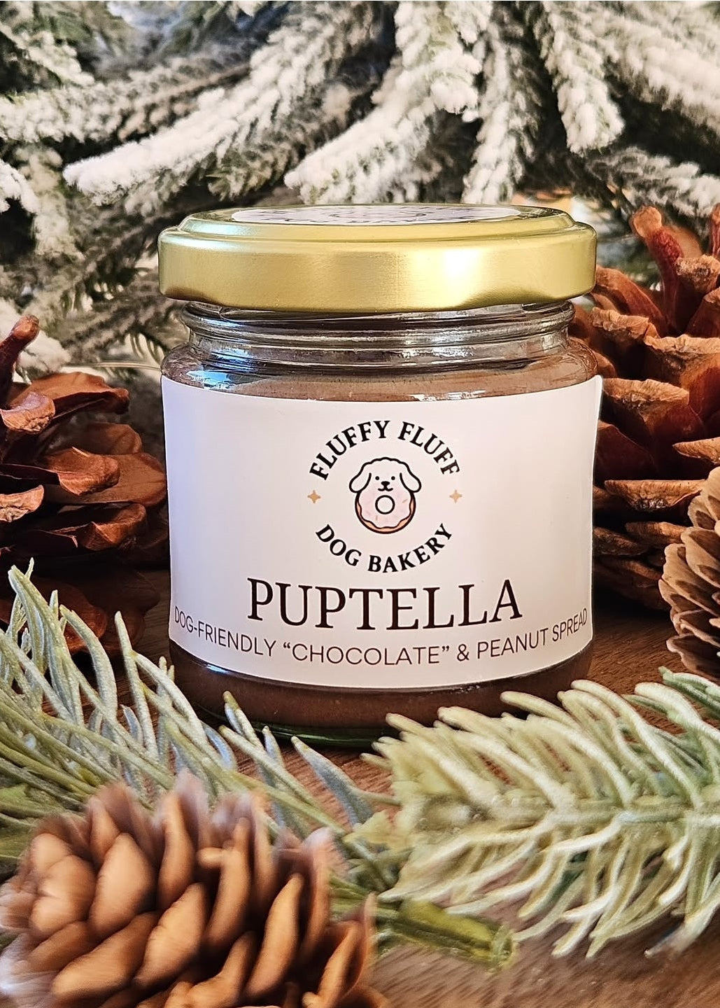 PUPTELLA - Dog friendly "chocolate" & peanut spread (90g)