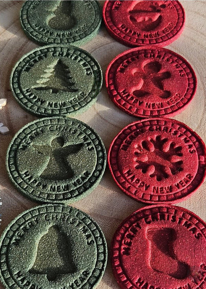 Festive Stamp Biscuits - Dog Biscuits (x8)