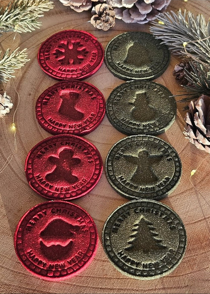 Festive Stamp Biscuits - Dog Biscuits (x8)