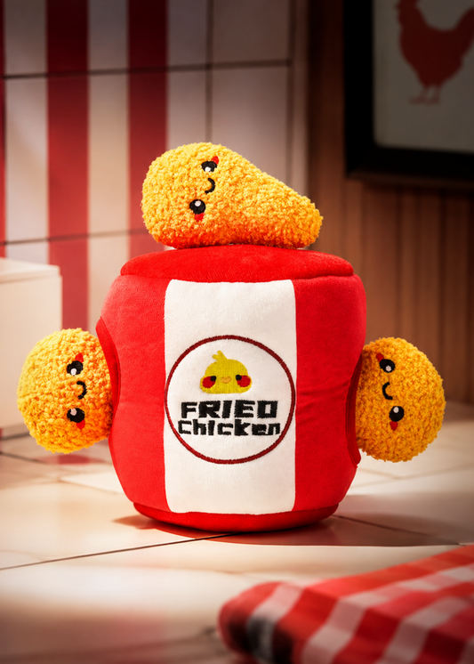 Fried Chicken Bucket - 4-Piece Enrichment/Snuffle Toy
