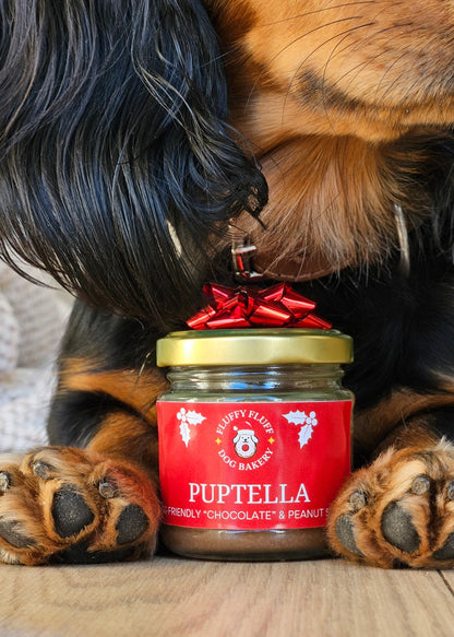 PUPTELLA - Dog friendly "chocolate" & peanut spread (90g) - LIMITED AVAILABILITY