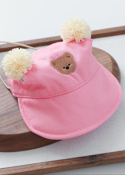 Teddy Bear - Dog Cap (Size S or M)