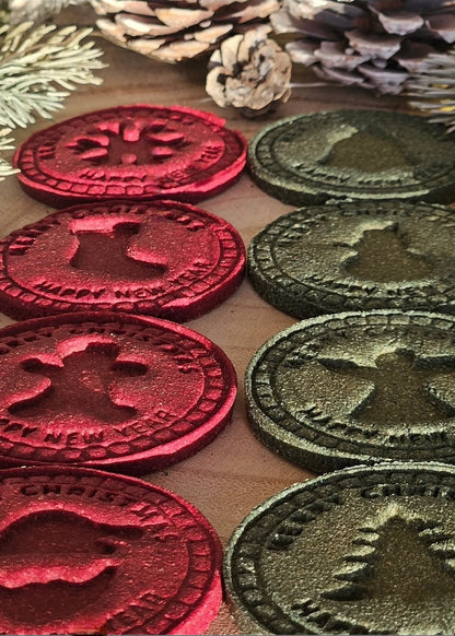 Festive Stamp Biscuits - Dog Biscuits (x8)