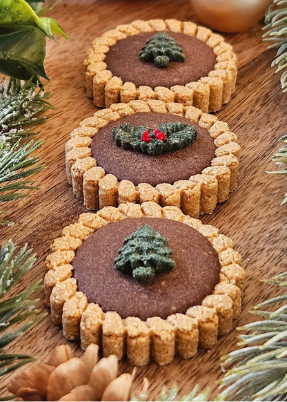 Festive Chocolate Tarts - Dog Biscuits