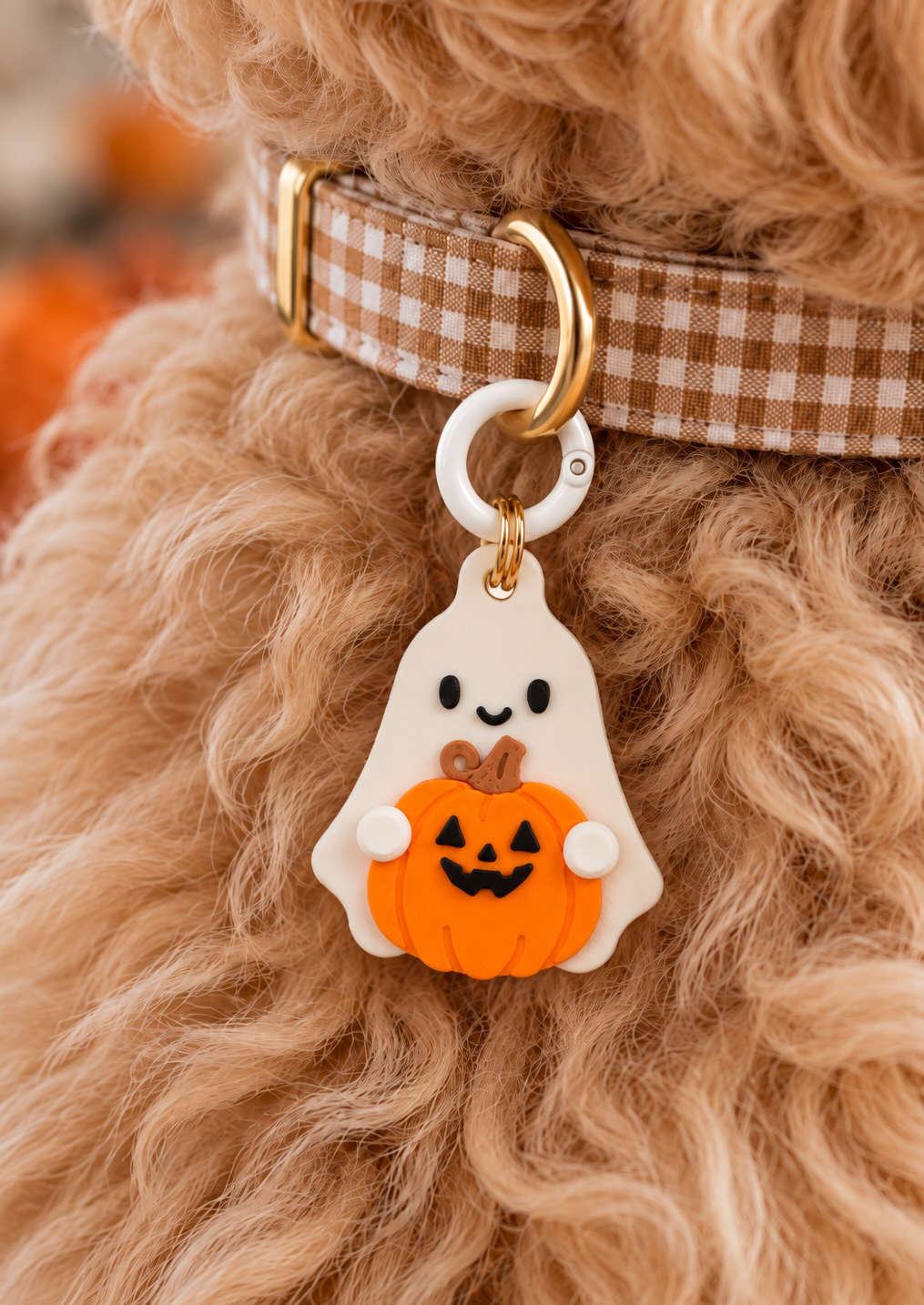 Halloween Ghost Charm - Made By Fluffy Fluff Charmery