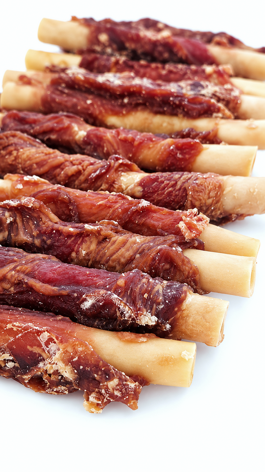 Sweet Potato Rolls Wrapped in Duck
