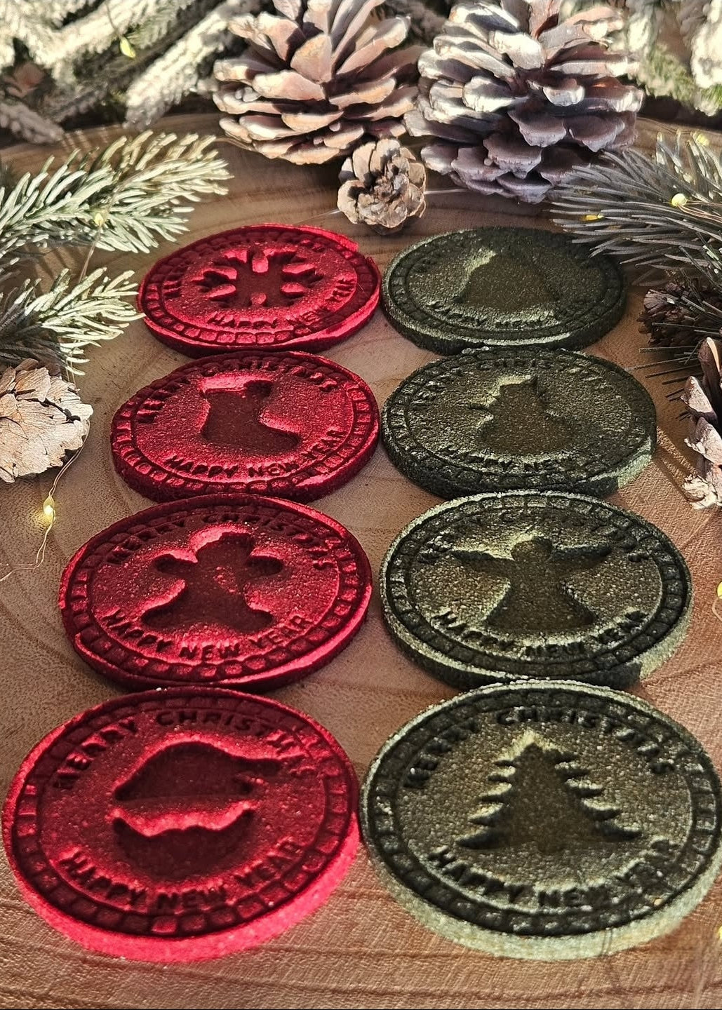 Festive Stamp Biscuits - Dog Biscuits (x8)