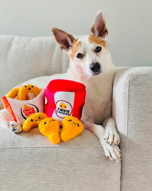 Fried Chicken Bucket - 4-Piece Enrichment/Snuffle Toy